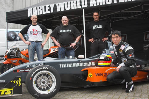 Récardo Bruins en Walz Hardcore Cycles